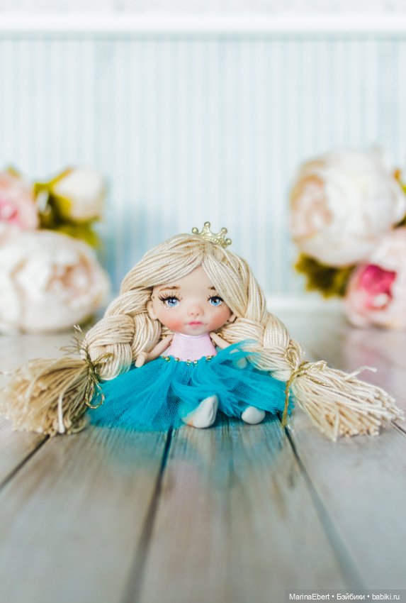 Маленькая куколка Герда — Авторские миниатюрные куклы: лепка (фото 4)