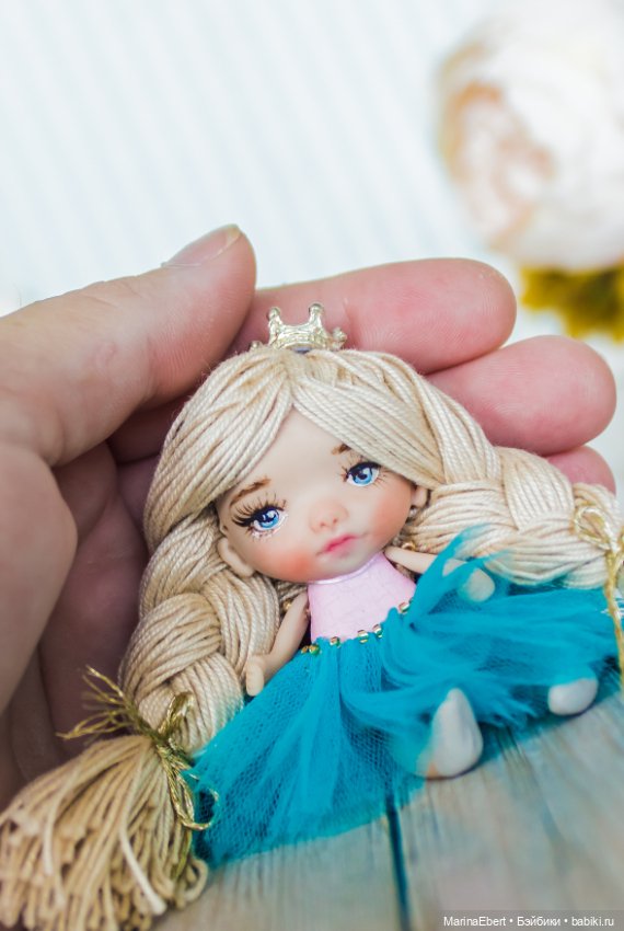 Маленькая куколка Герда — Авторские миниатюрные куклы: лепка