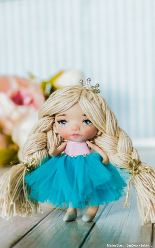 Маленькая куколка Герда — Авторские миниатюрные куклы: лепка