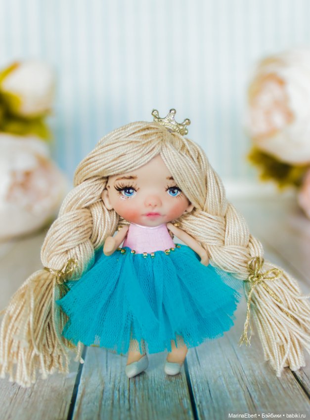 Маленькая куколка Герда — Авторские миниатюрные куклы: лепка (фото 10)