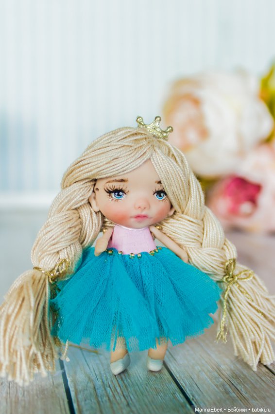 Маленькая куколка Герда — Авторские миниатюрные куклы: лепка (фото 8)