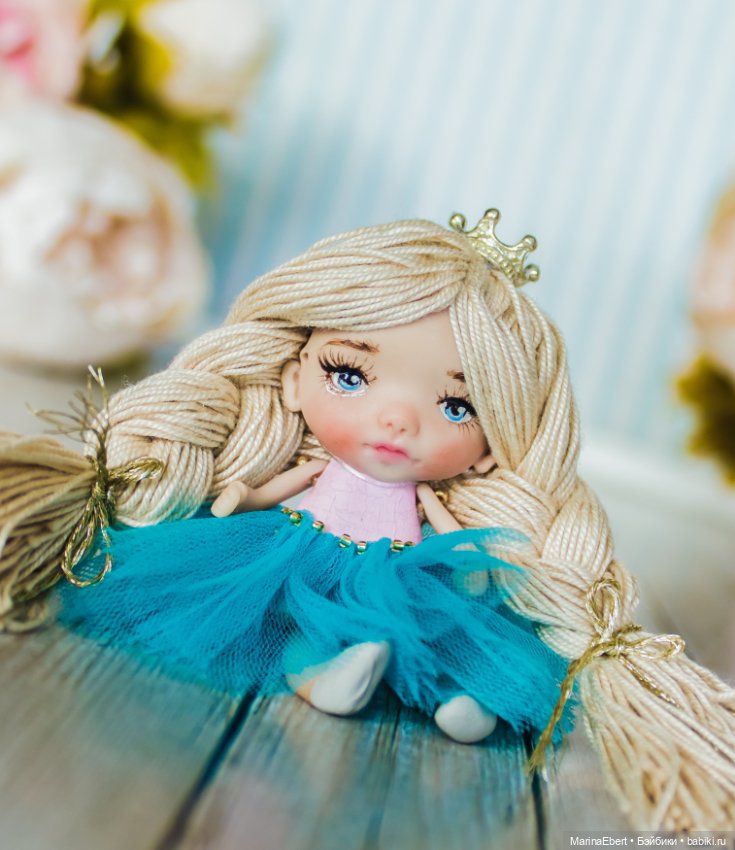 Маленькая куколка Герда — Авторские миниатюрные куклы: лепка (фото 5)