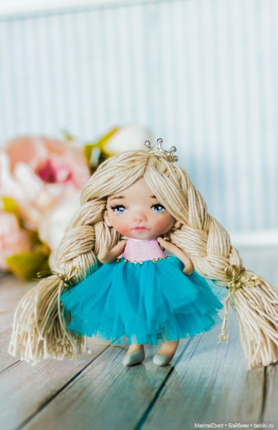 Маленькая куколка Герда — Авторские миниатюрные куклы: лепка (фото 9)