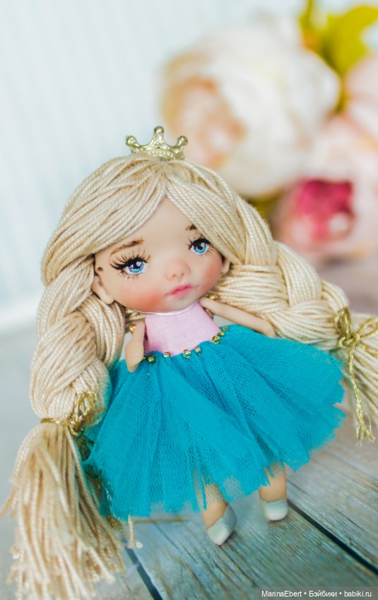 Маленькая куколка Герда — Авторские миниатюрные куклы: лепка (фото 3)