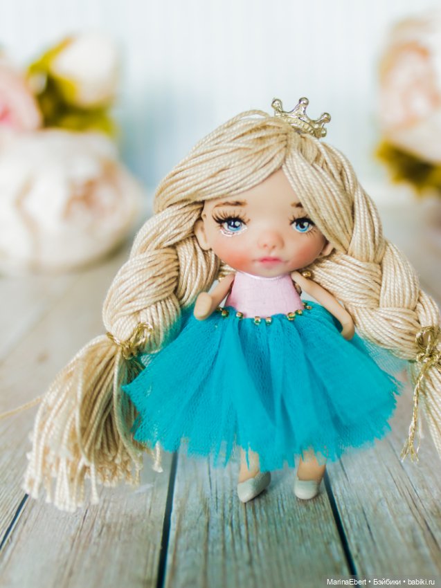 Маленькая куколка Герда — Авторские миниатюрные куклы: лепка (фото 2)