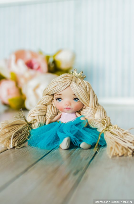 Маленькая куколка Герда — Авторские миниатюрные куклы: лепка (фото 6)