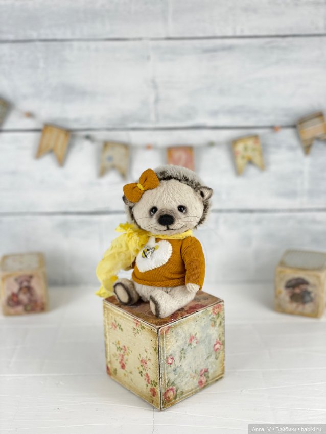 Тедди ёжик Лия — Авторские мишки Тедди и друзья: фото