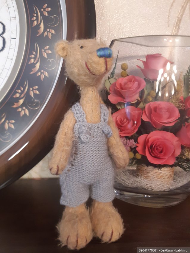 Мишка - шёлковый носик — Авторские мишки Тедди и друзья: фото (фото 2)