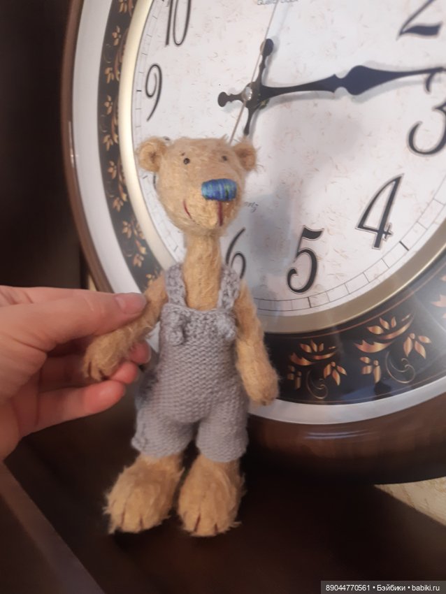 Мишка - шёлковый носик — Авторские мишки Тедди и друзья: фото (фото 3)