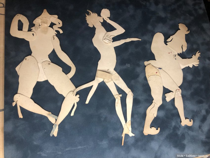 Артисты бумажного театра — Редкие антикварные куклы и реплики: воск