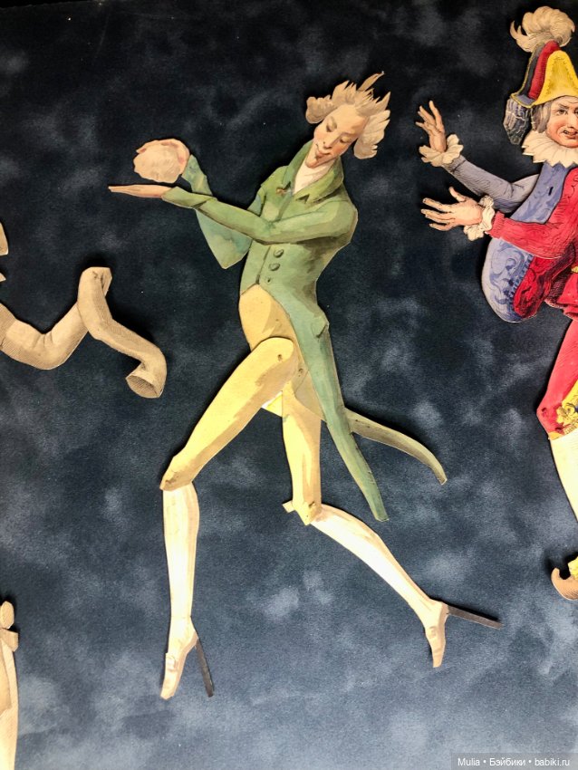 Артисты бумажного театра — Редкие антикварные куклы и реплики: воск