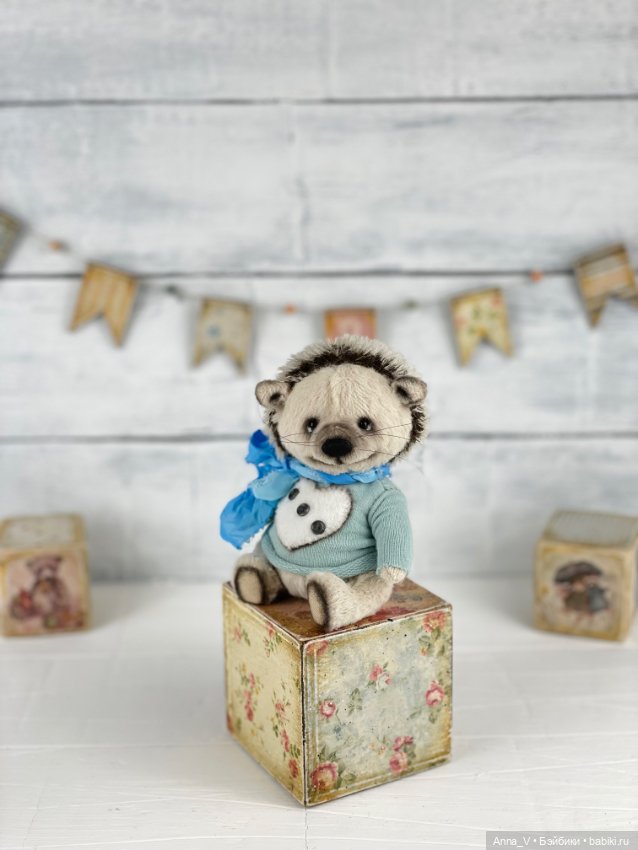 Тедди ёжик Лаки — Авторские мишки Тедди и друзья: фото