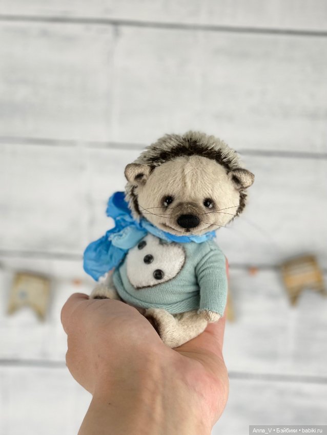 Тедди ёжик Лаки — Авторские мишки Тедди и друзья: фото (фото 2)