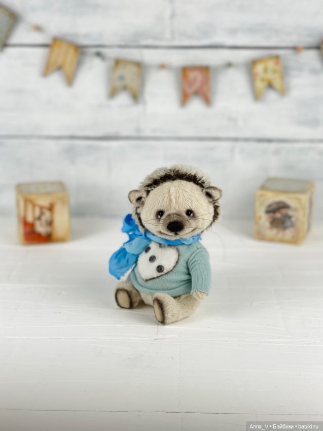 Тедди ёжик Лаки — Авторские мишки Тедди и друзья: фото (фото 4)