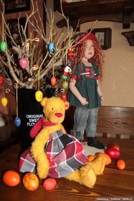 Мишка Августа в стиле Zwergnase