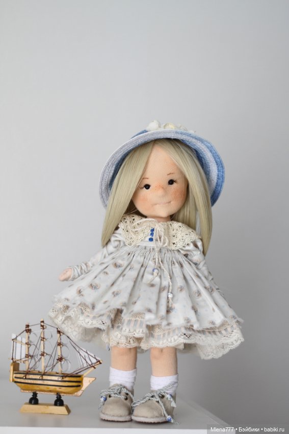Морская прогулка Алина — Авторские текстильные куклы: Вальдорфские (фото 5)