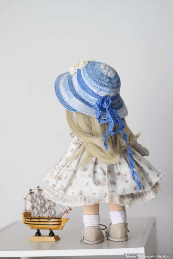 Морская прогулка Алина — Авторские текстильные куклы: Вальдорфские (фото 6)