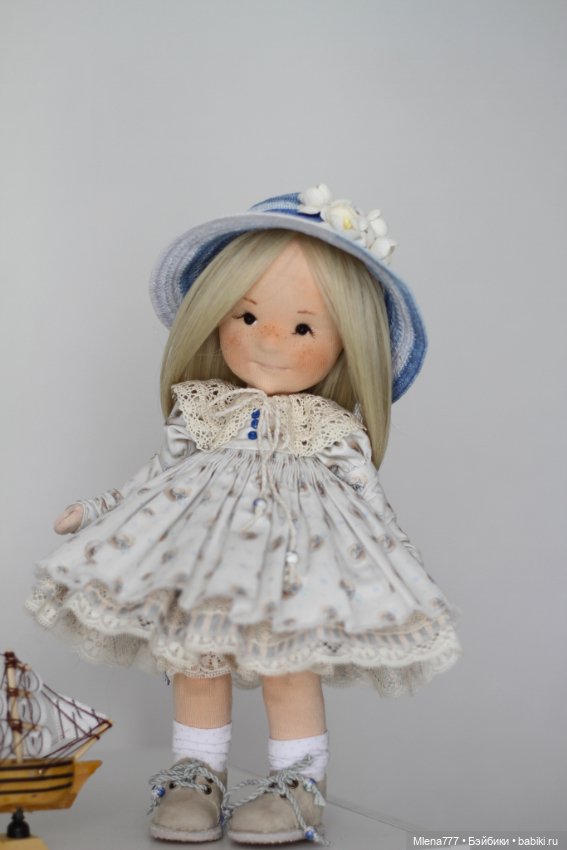 Морская прогулка Алина — Авторские текстильные куклы: Вальдорфские (фото 2)