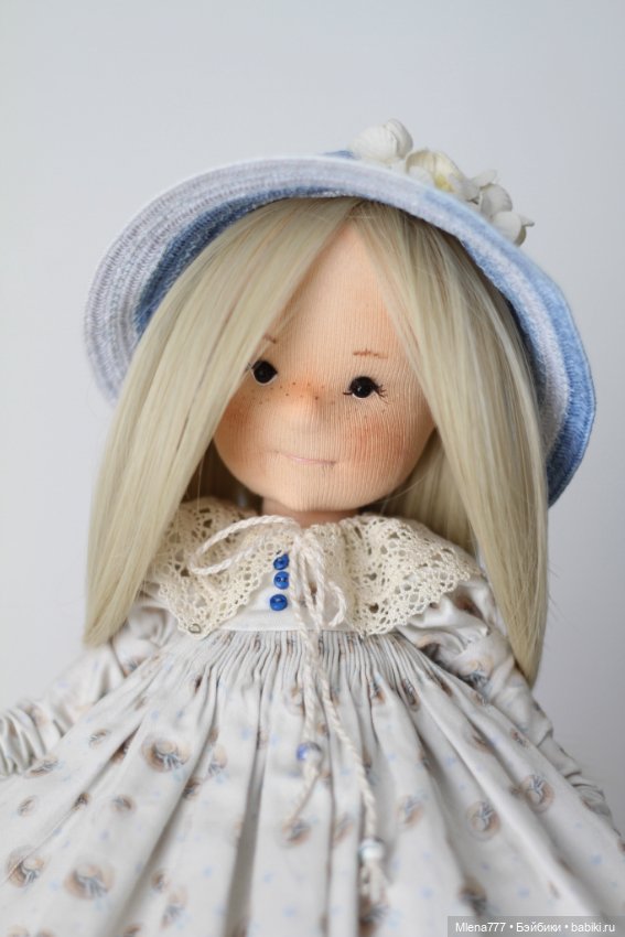 Морская прогулка Алина — Авторские текстильные куклы: Вальдорфские