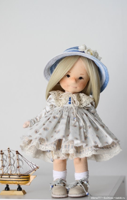 Морская прогулка Алина — Авторские текстильные куклы: Вальдорфские (фото 4)