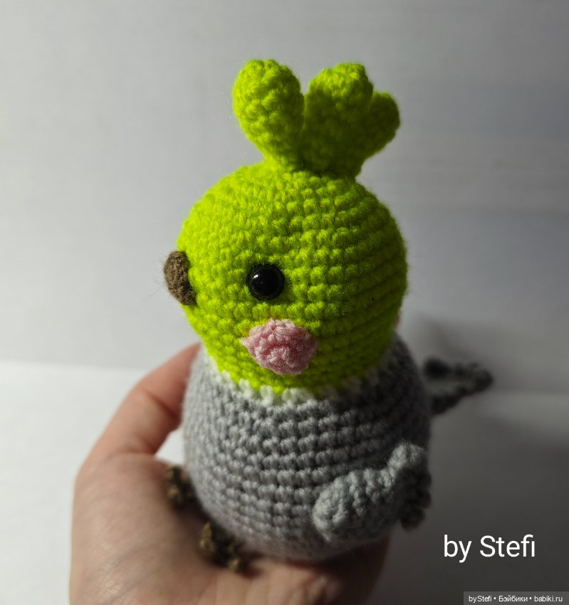 Птичка на скорую руку — Вязаные игрушки и амигуруми: крючком (фото 5)