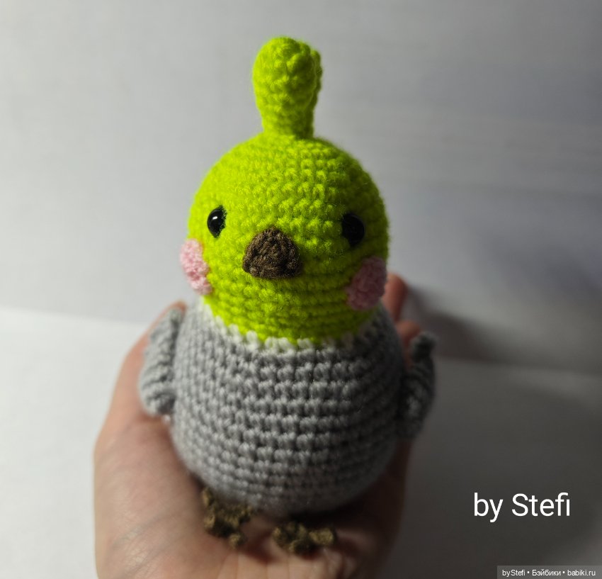 Птичка на скорую руку — Вязаные игрушки и амигуруми: крючком (фото 2)