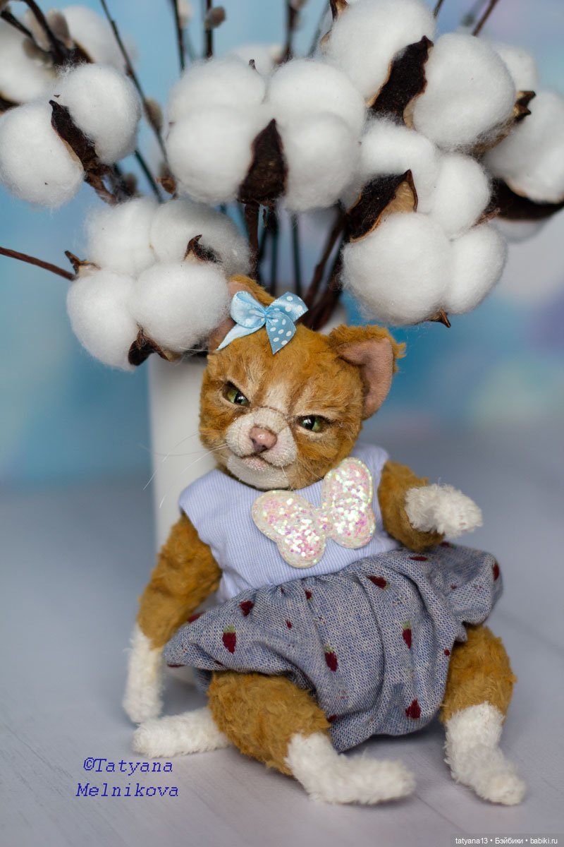 Очаровательная тедди кошечка Фифа