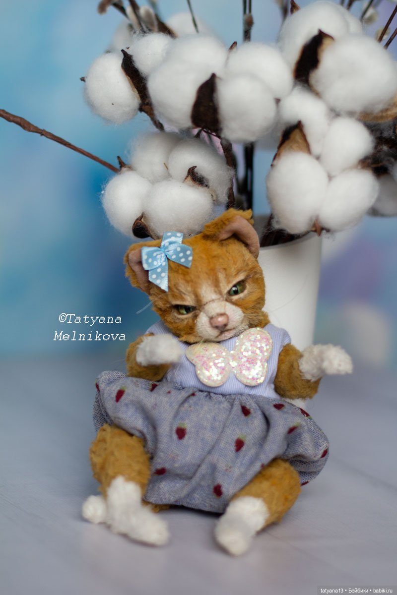 Очаровательная тедди кошечка Фифа (фото 3)