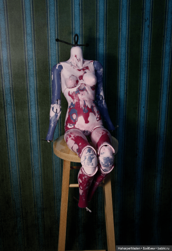 Продолжаю работу по моей кукле