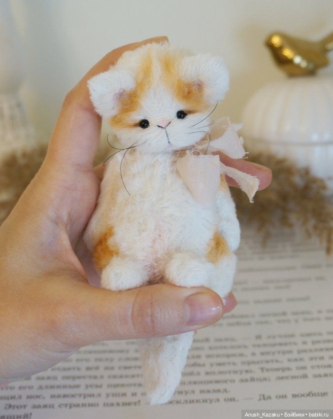 Котик Оливер 🧡 — Авторские мишки Тедди и друзья: фото (фото 6)