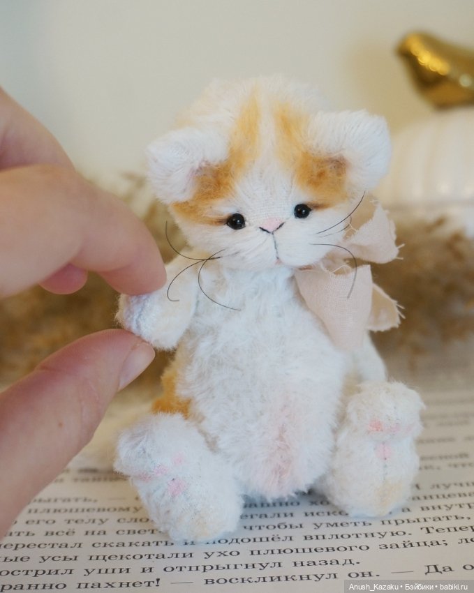 Котик Оливер 🧡 — Авторские мишки Тедди и друзья: фото (фото 5)