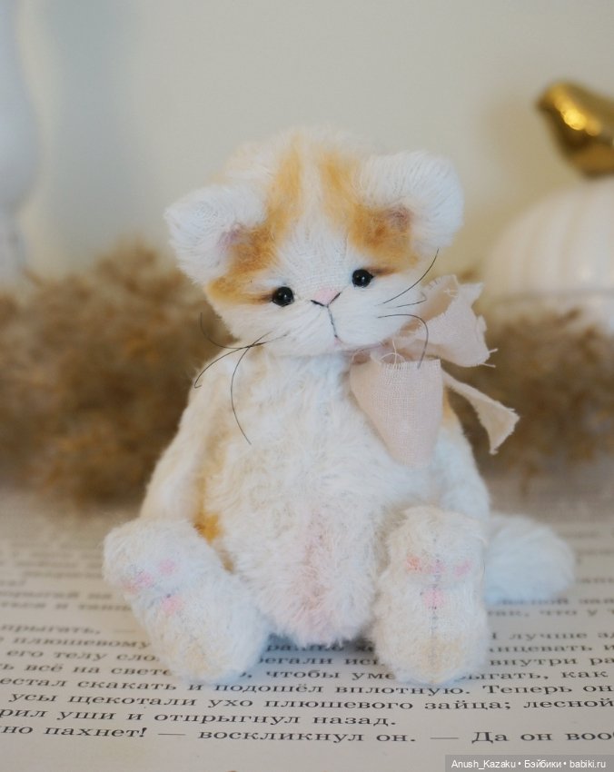 Котик Оливер 🧡 — Авторские мишки Тедди и друзья: фото (фото 4)