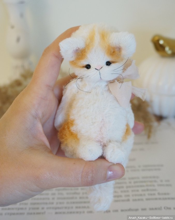 Котик Оливер 🧡 — Авторские мишки Тедди и друзья: фото