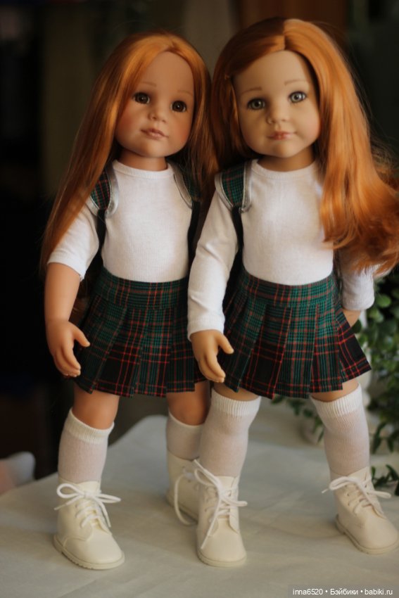 Не могу наиграться Сравниваем девчушек- рыжулек