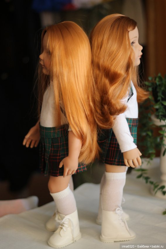 Не могу наиграться Сравниваем девчушек- рыжулек