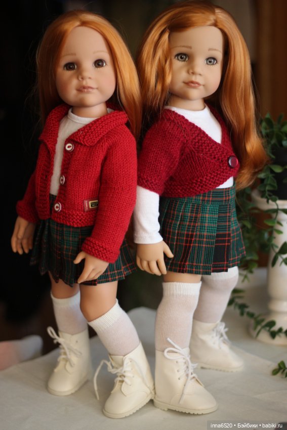 Не могу наиграться Сравниваем девчушек- рыжулек