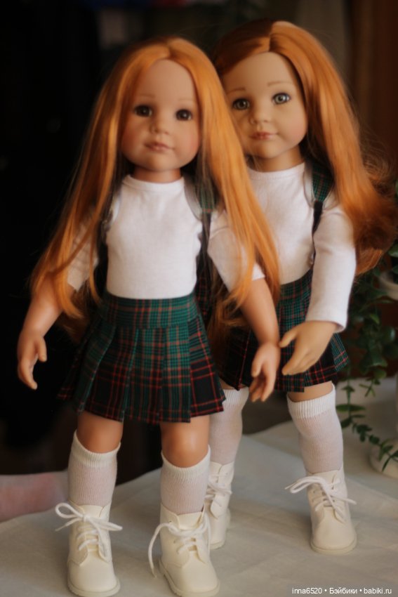 Не могу наиграться Сравниваем девчушек- рыжулек