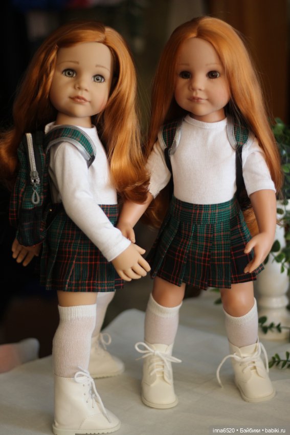 Не могу наиграться Сравниваем девчушек- рыжулек