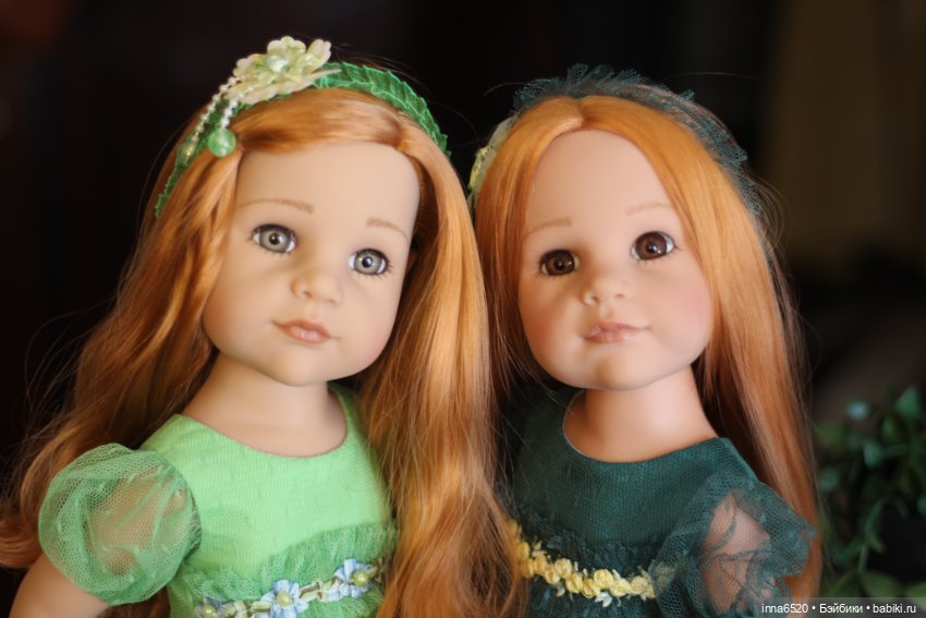 Не могу наиграться Сравниваем девчушек- рыжулек