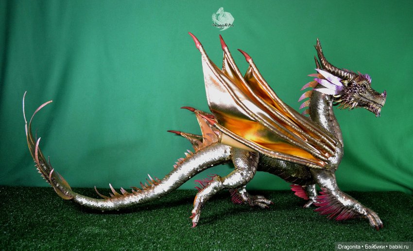 Золотой дракон Гилтиас — Авторские текстильные куклы: Вальдорфские (фото 3)