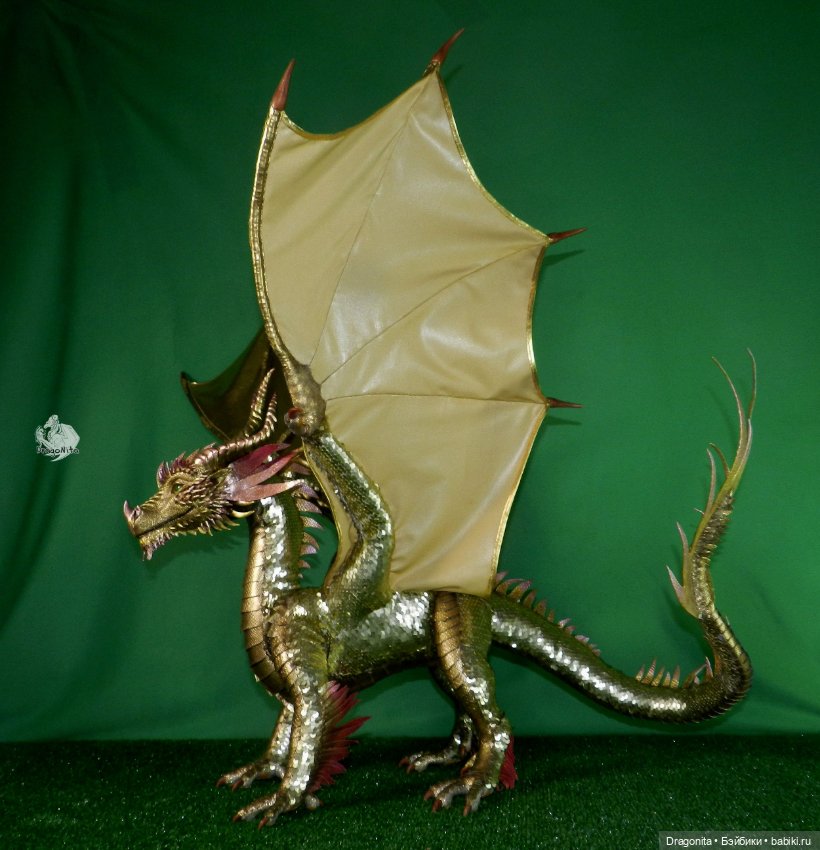 Золотой дракон Гилтиас — Авторские текстильные куклы: Вальдорфские