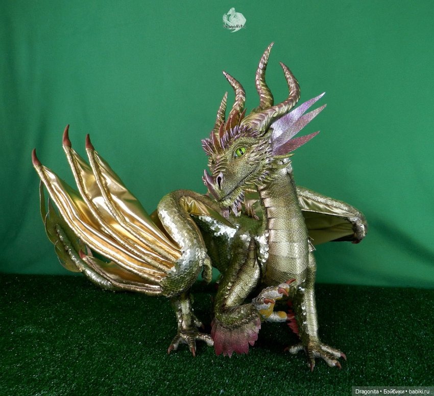 Золотой дракон Гилтиас — Авторские текстильные куклы: Вальдорфские (фото 7)