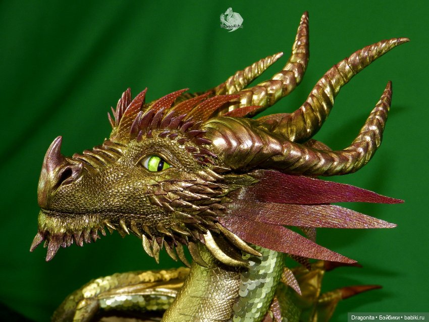 Золотой дракон Гилтиас — Авторские текстильные куклы: Вальдорфские (фото 2)