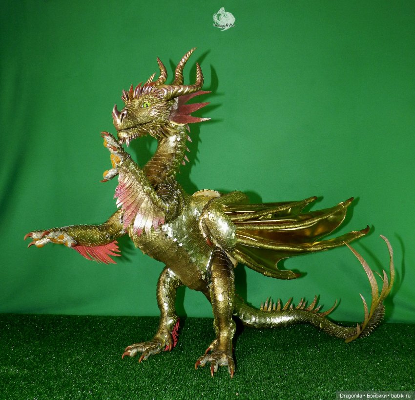 Золотой дракон Гилтиас — Авторские текстильные куклы: Вальдорфские (фото 8)