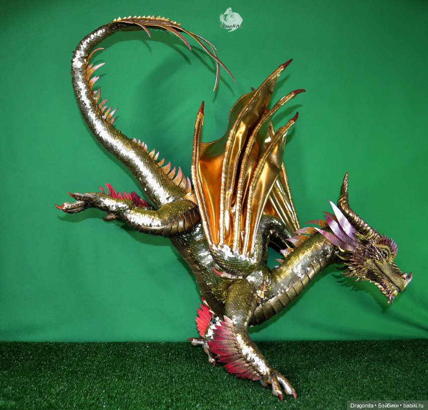 Золотой дракон Гилтиас — Авторские текстильные куклы: Вальдорфские (фото 4)