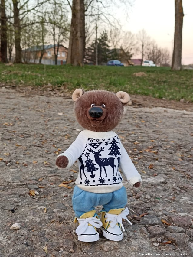 Мишка Любимчик — Домашние фото авторских игрушек: Тедди