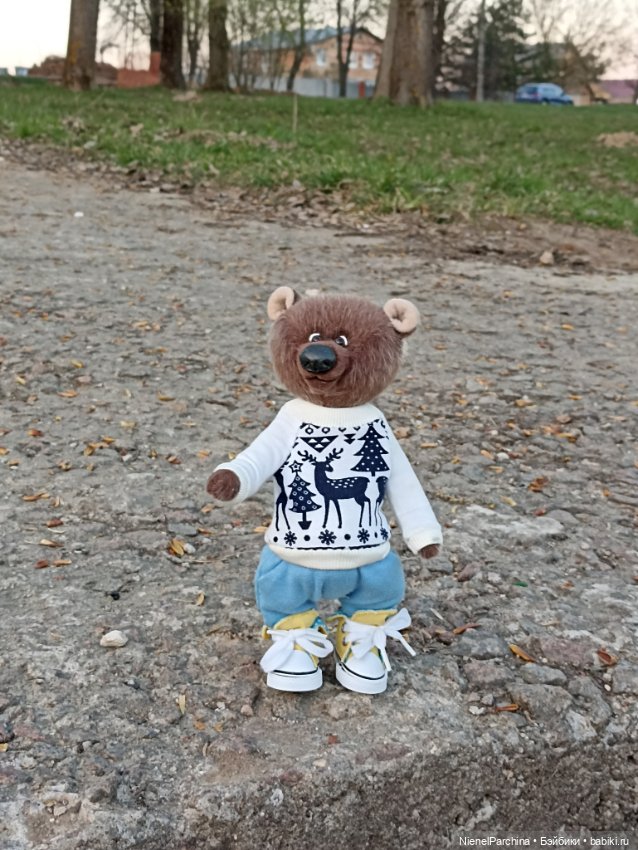 Мишка Любимчик — Домашние фото авторских игрушек: Тедди