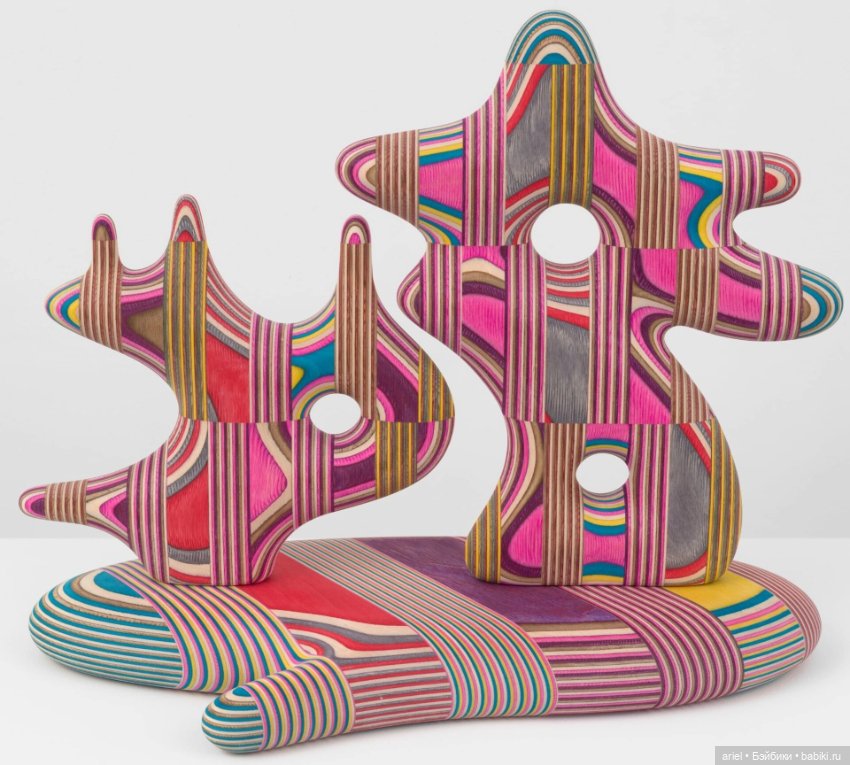 Затейливые деревянные скульптуры Бэйна Питерсона (Bayne Peterson) , от которых слегка рябит в глазах