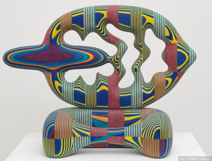 Затейливые деревянные скульптуры Бэйна Питерсона (Bayne Peterson) , от которых слегка рябит в глазах (фото 2)