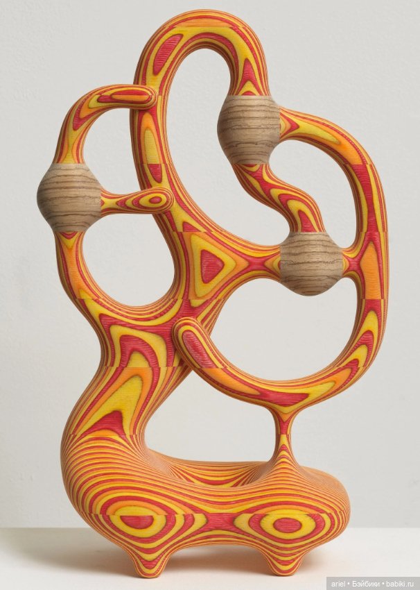 Затейливые деревянные скульптуры Бэйна Питерсона (Bayne Peterson) , от которых слегка рябит в глазах (фото 6)